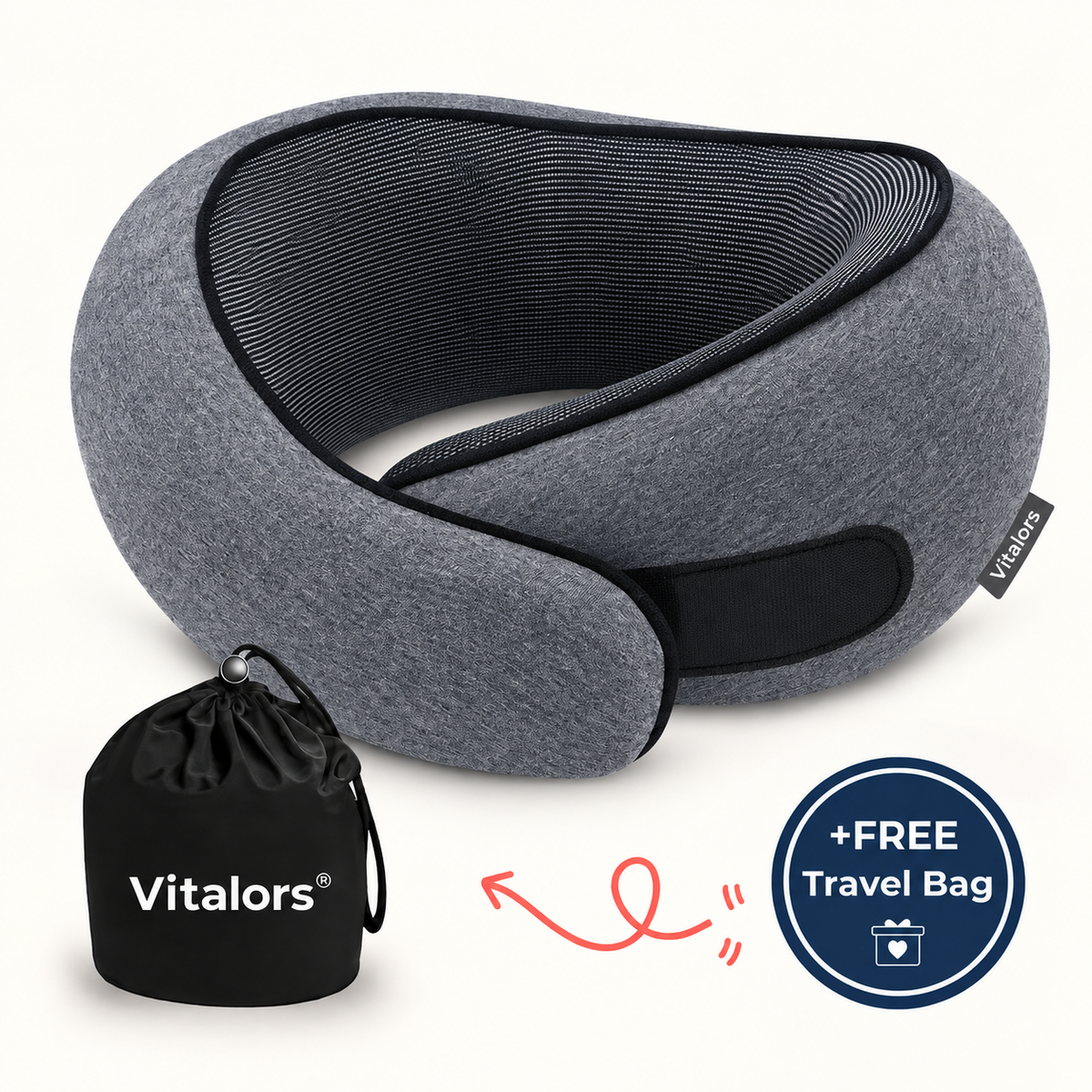 The Original Vitalors® Travel Pillow