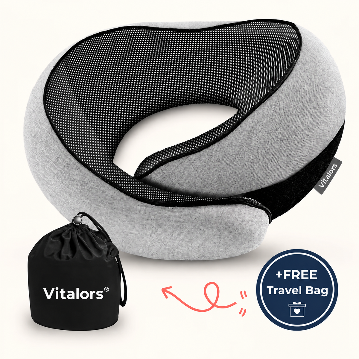 The Original Vitalors® Travel Pillow