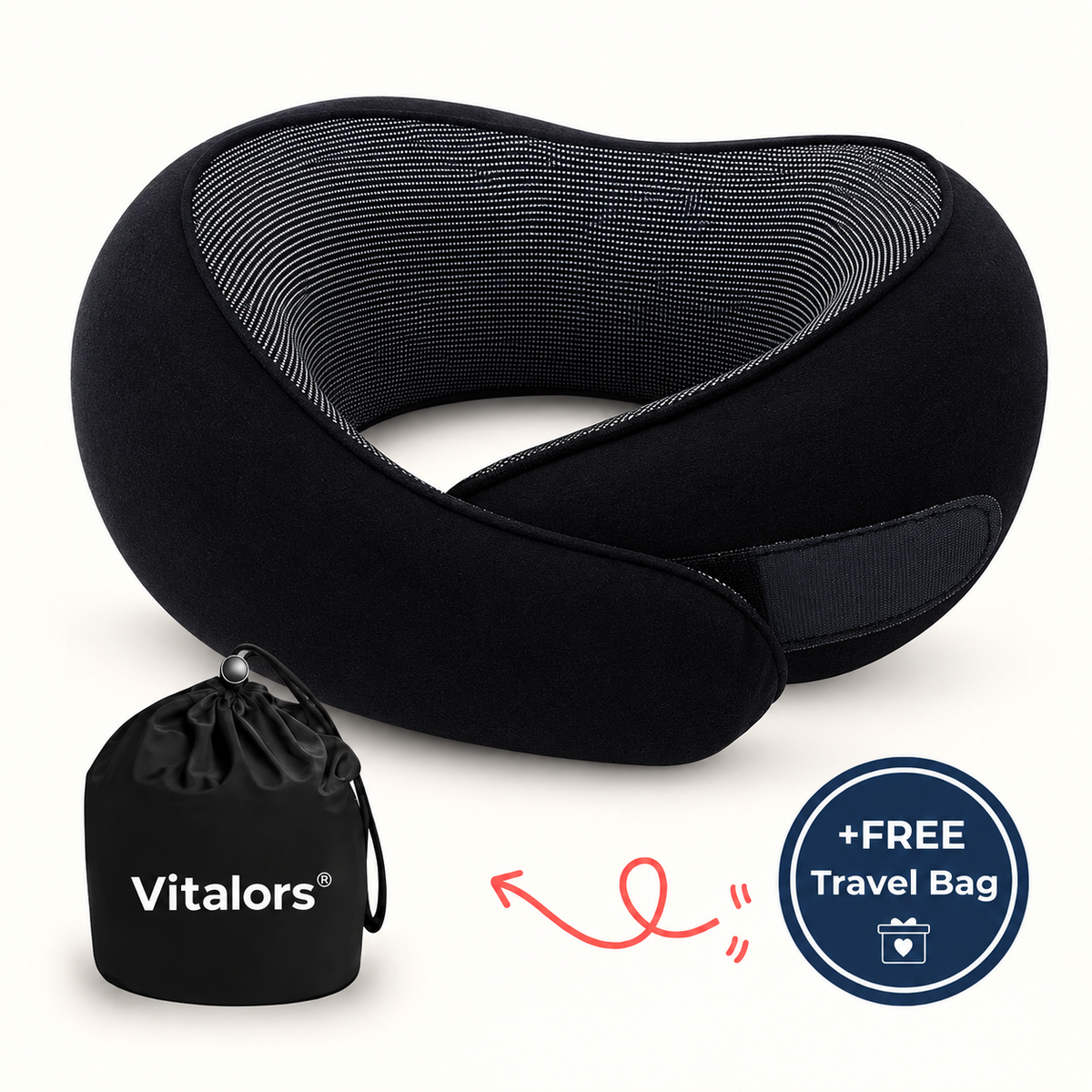 The Original Vitalors® Travel Pillow